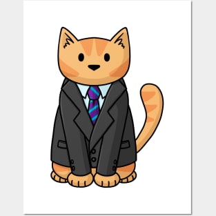 Business Cat Posters and Art